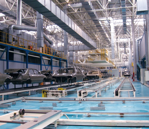 滑橇輸送涂裝線